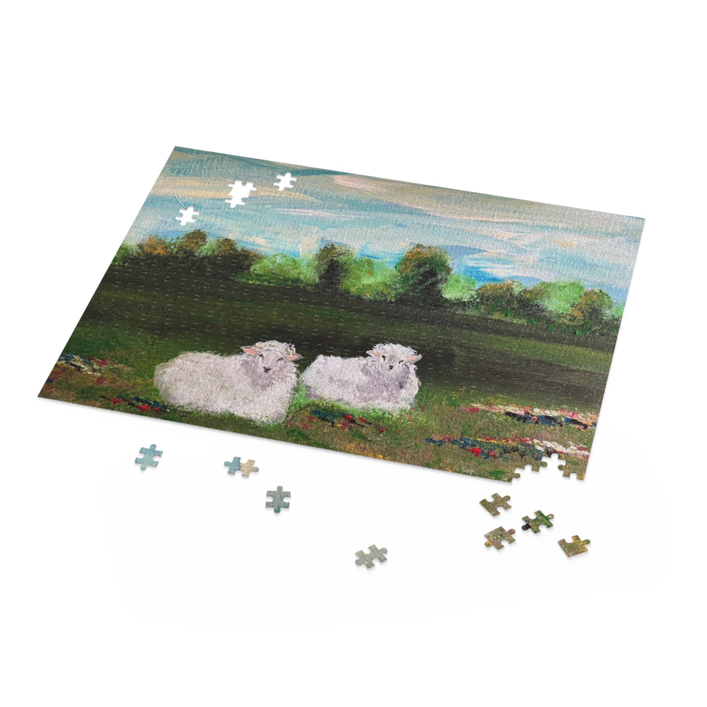 Sheep May Safely Rest 500 Piece Puzzle