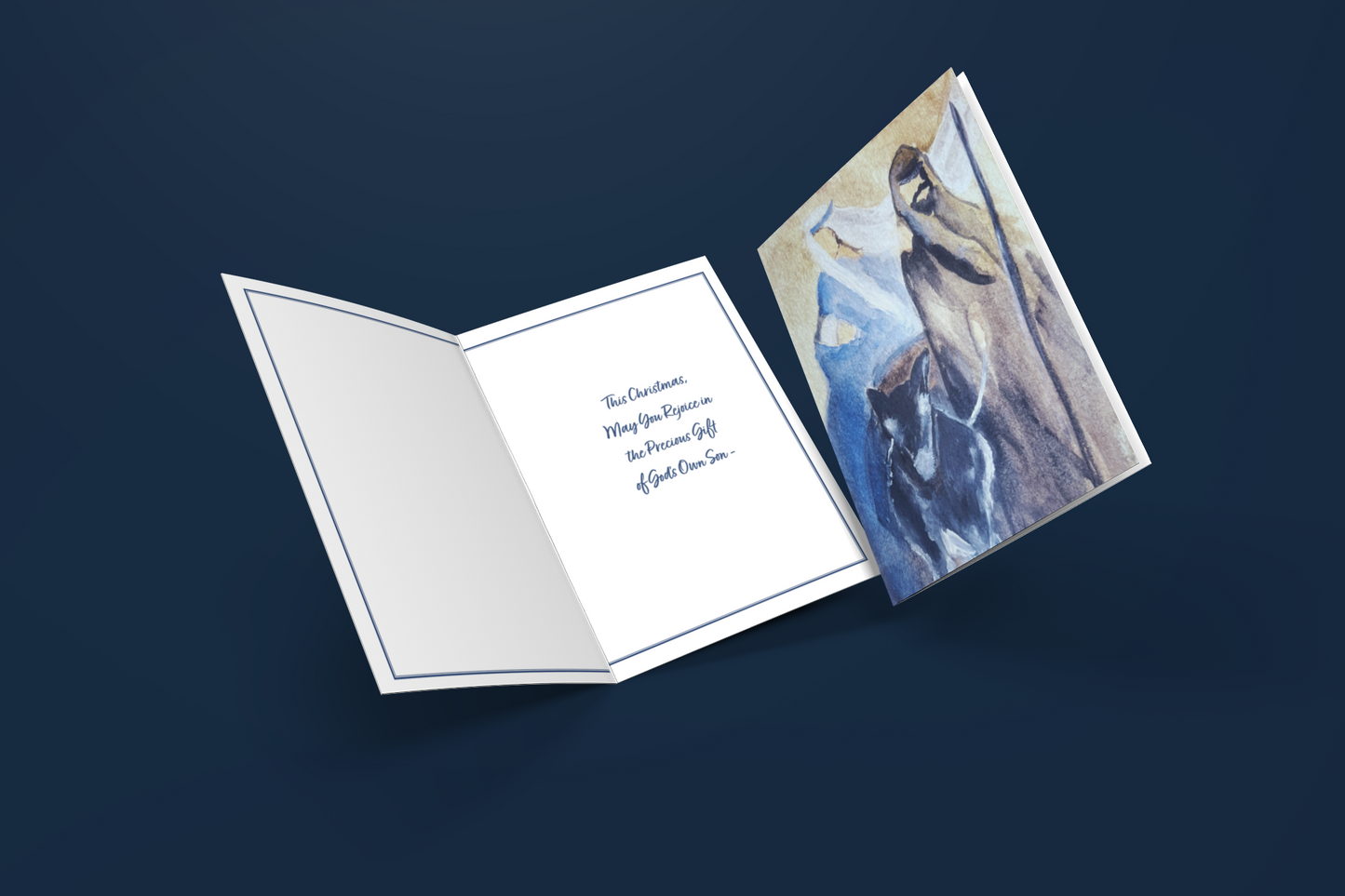 Christmas Card - Mary & Joseph