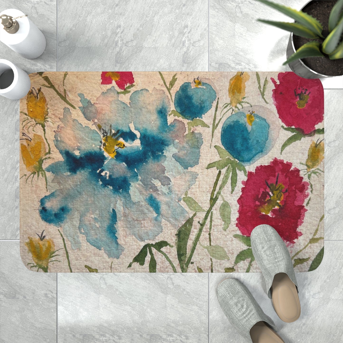 Isabelle Memory Foam Bath Mat