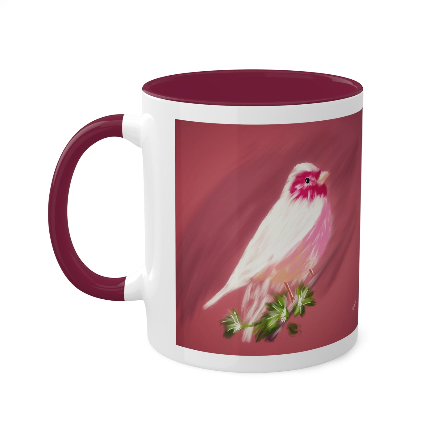 Red Bird Mug