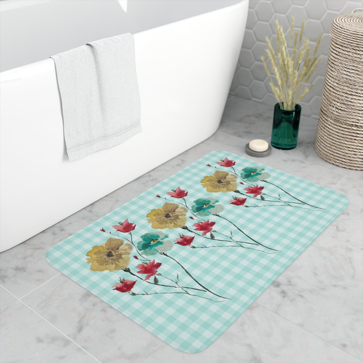 Gracie Memory Foam Bath Mat