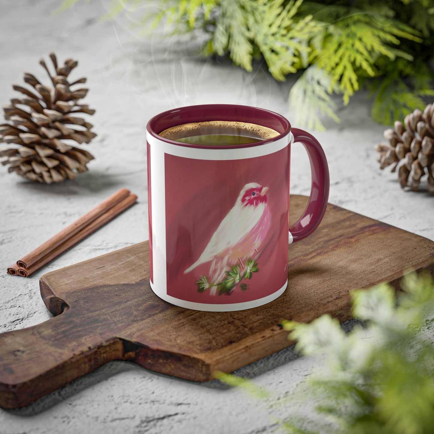 Red Bird Mug
