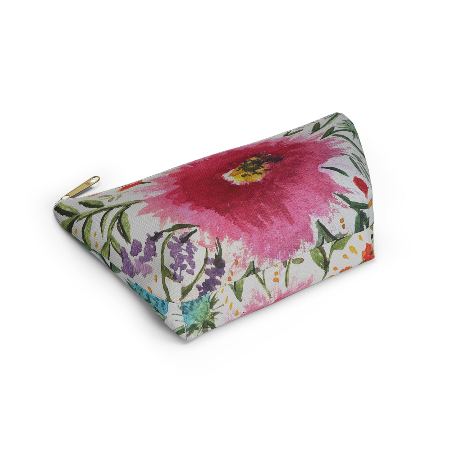 Pink Zinnia Accessory Bag