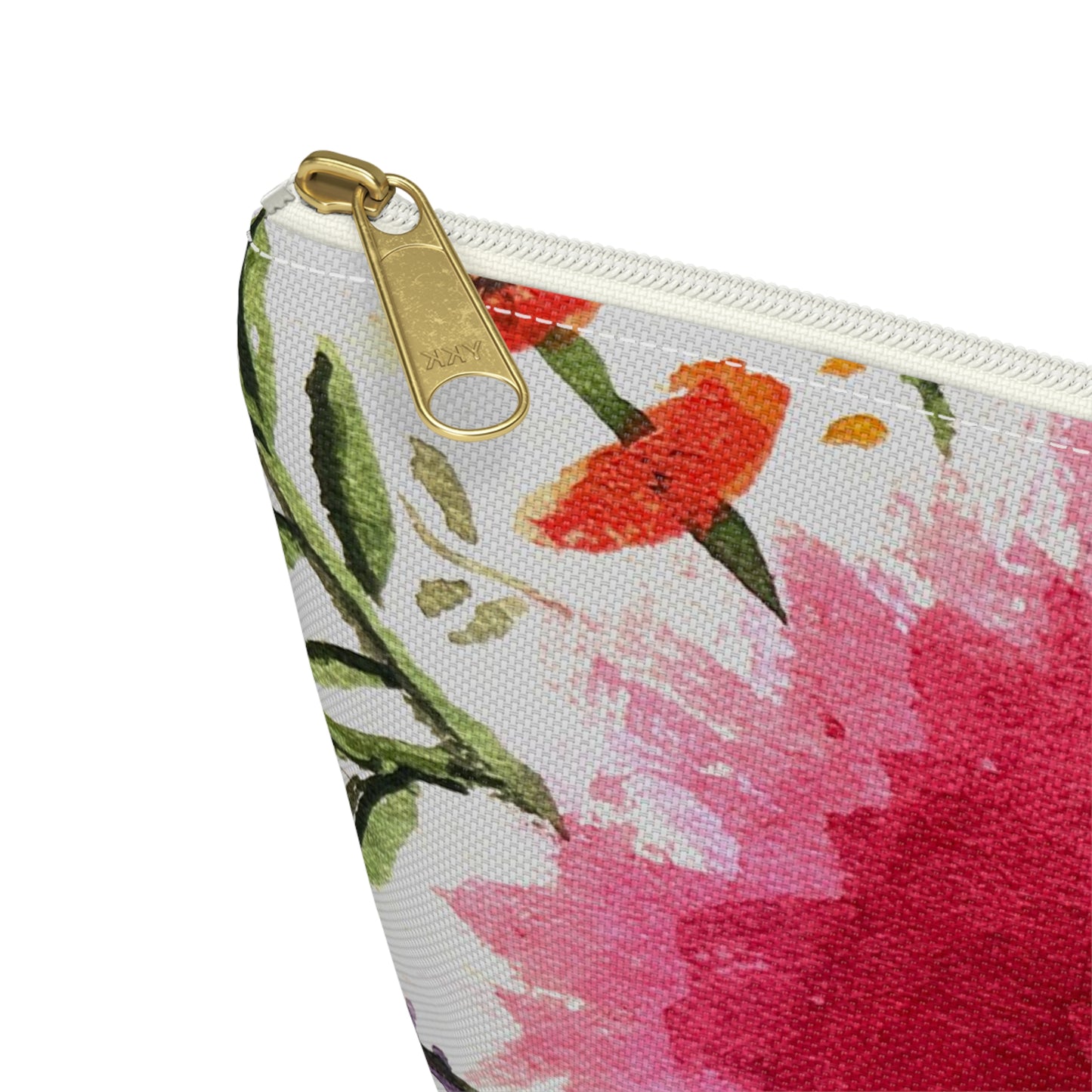 Pink Zinnia Accessory Bag