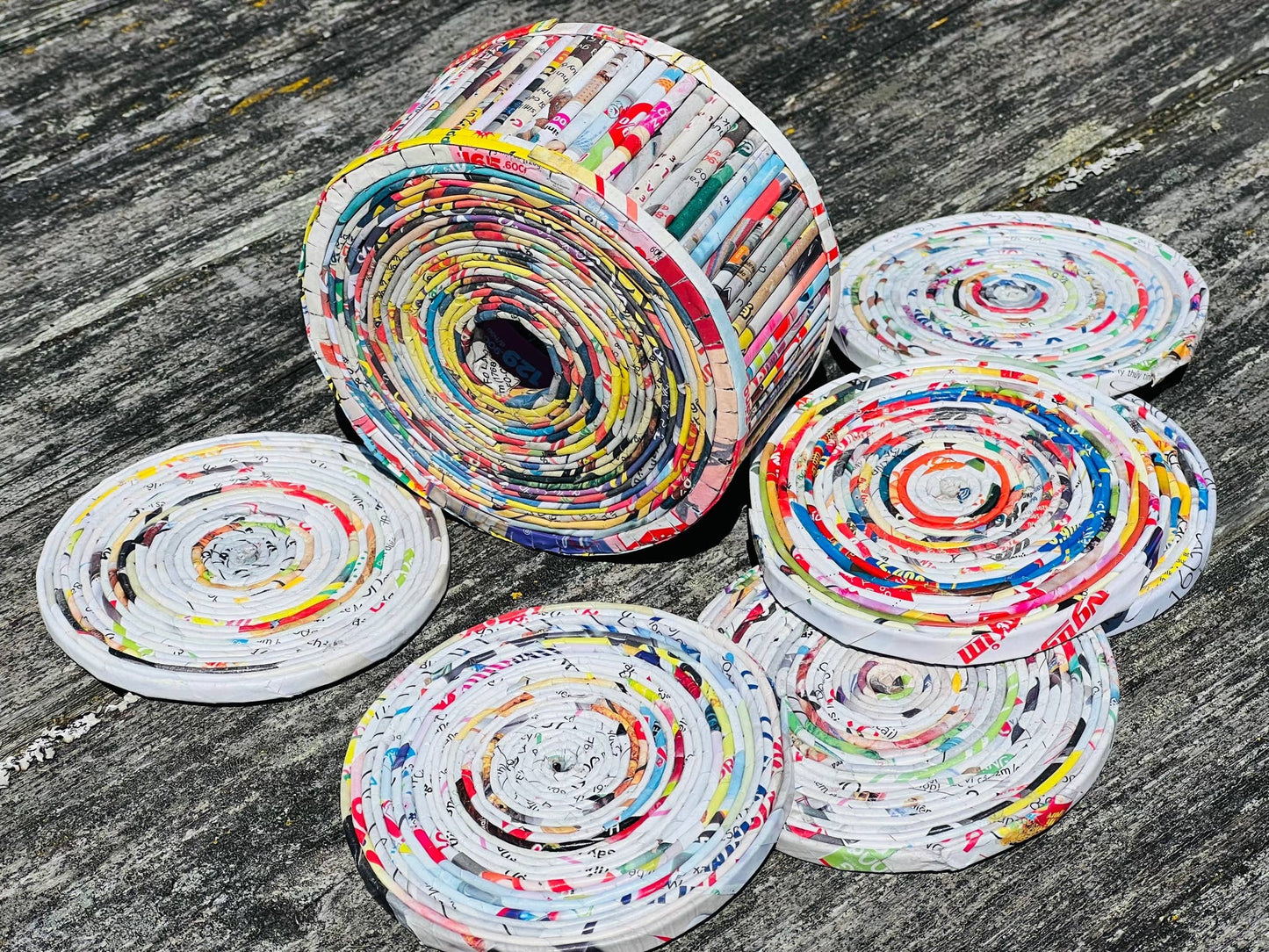 Coasters - Recycled Paper: Square