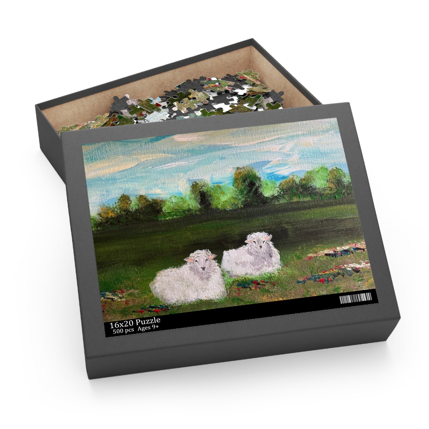 Sheep May Safely Rest 500 Piece Puzzle