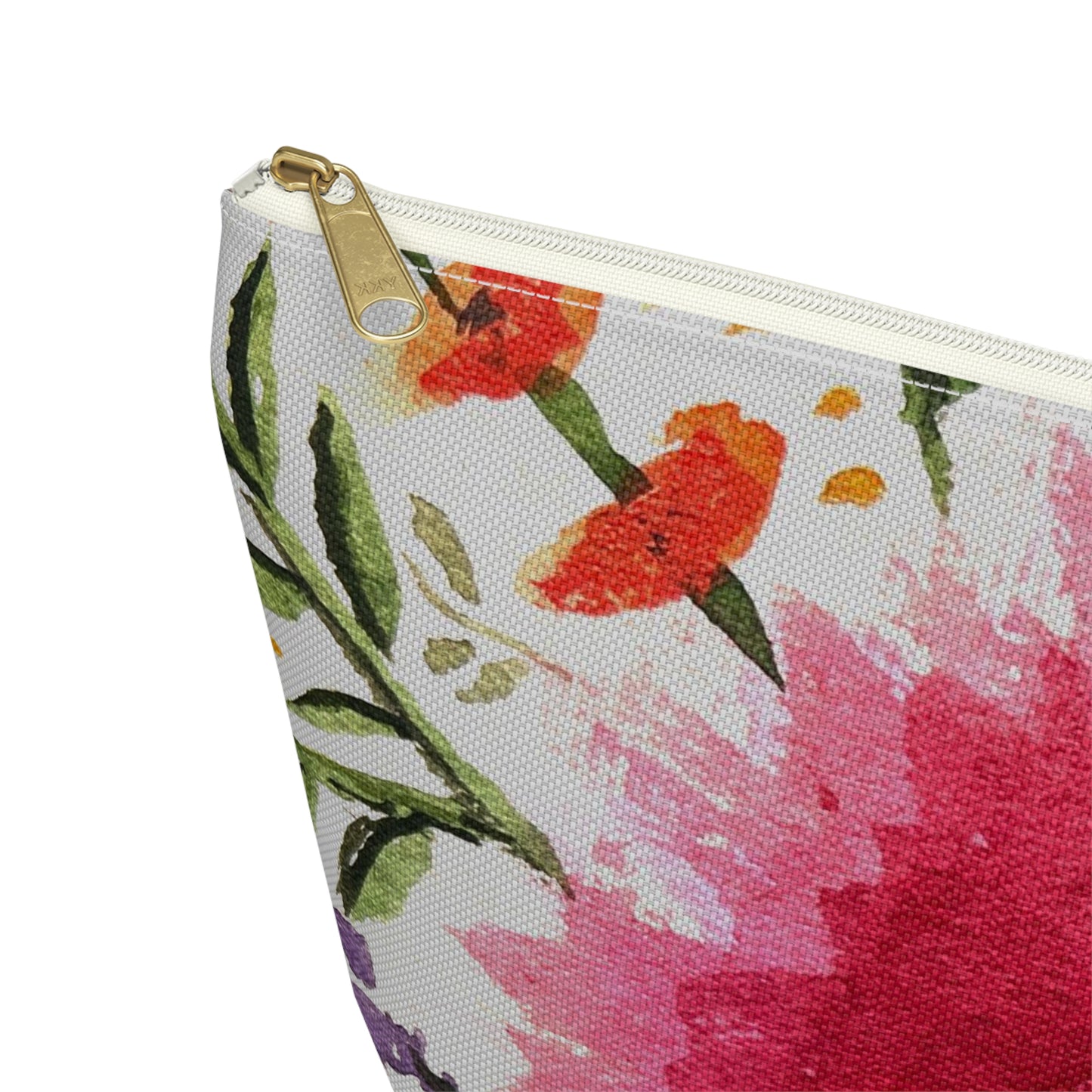 Pink Zinnia Accessory Bag