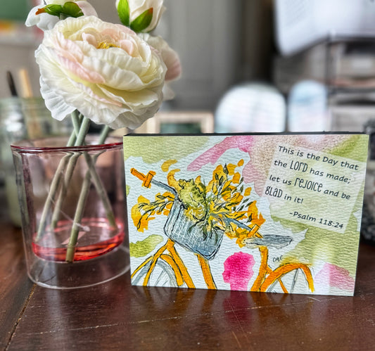 Psalm 118:24 Mounted Watercolor