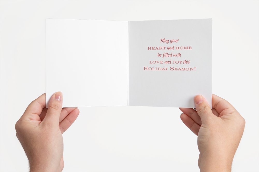 Seasons Greetings Christmas Card