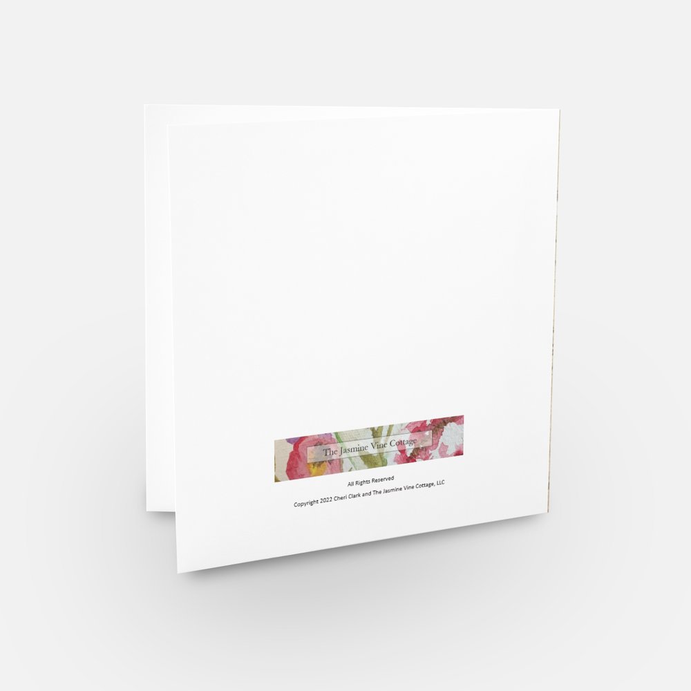 Evergreen Tree Christmas Card