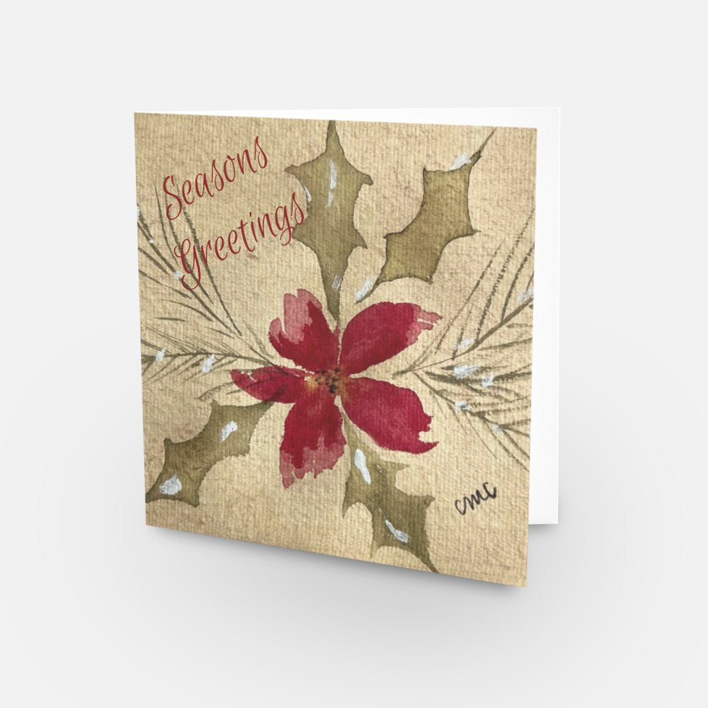 Seasons Greetings Christmas Card