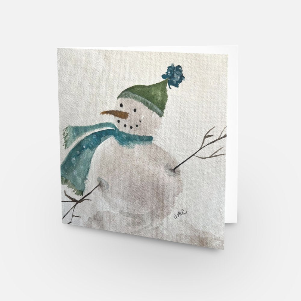 Snowman Holiday Card